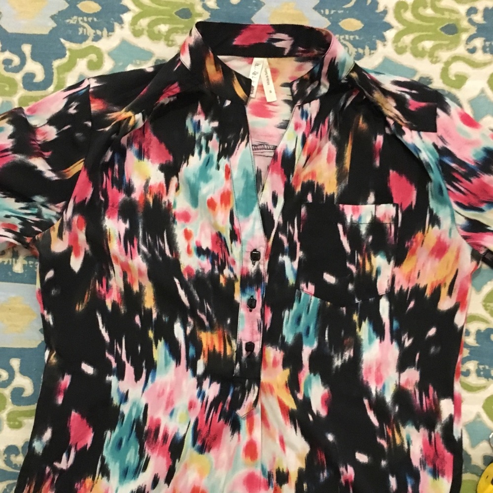 Colorful Tunic Blouse